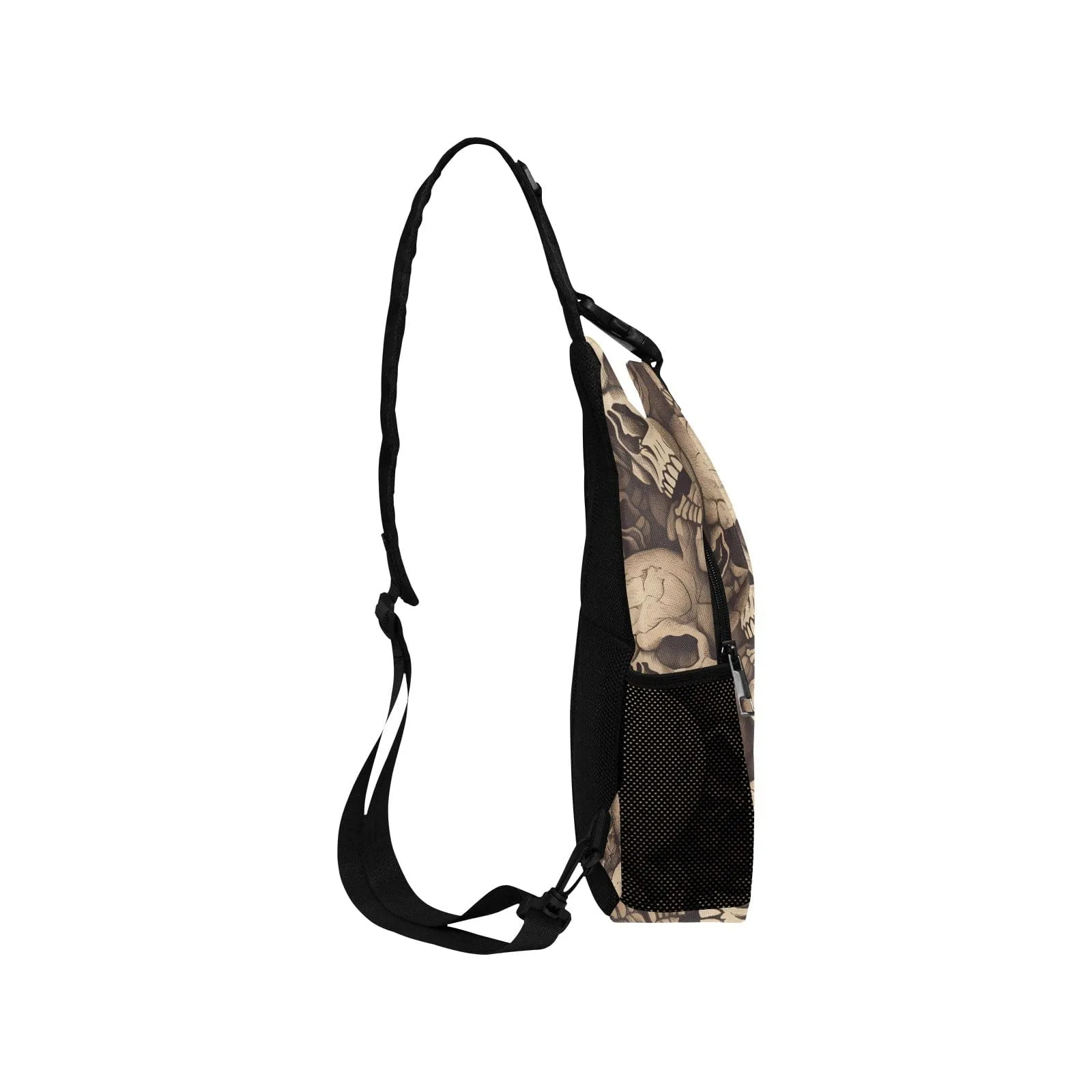 Men's Skull Heads Casual Chest Bag