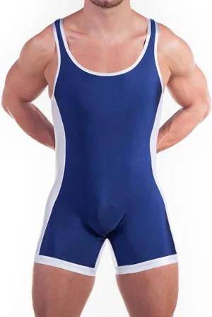 Men's Wrestling Singlets Sleeveless Athletic Supporters Wrestling Uniform Sports Bodysuit Jumpsuits for Fun