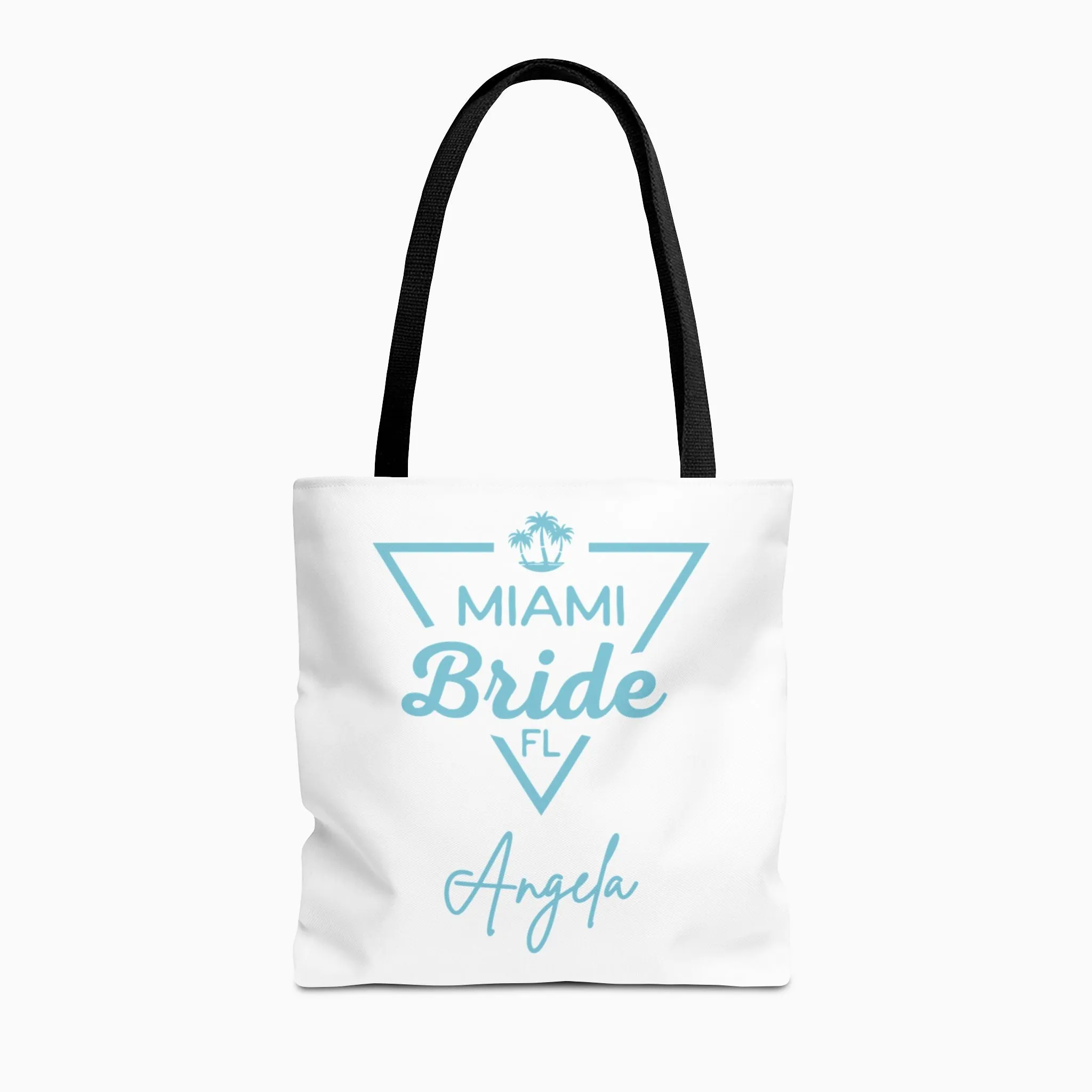 Miami [TD014] Tote Bride Price-conscious Bag Triangle 16"x16" Money-saving Turquoise