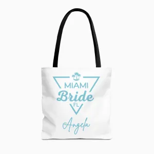 Miami [TD014] Tote Bride Price-conscious Bag Triangle 16"x16" Money-saving Turquoise