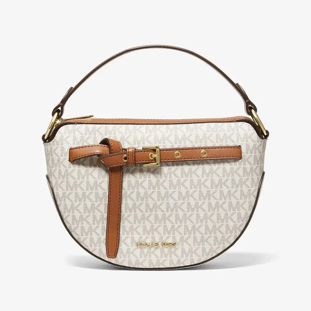 M.I.C.H.A.E.L K.O.R.S Emilia Medium Logo Shoulder Bag with Strap for Crossbody Wear