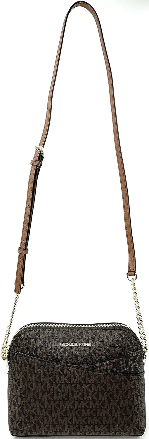 Michael Kors Jet Set Medium Crossbody Leather Handbag