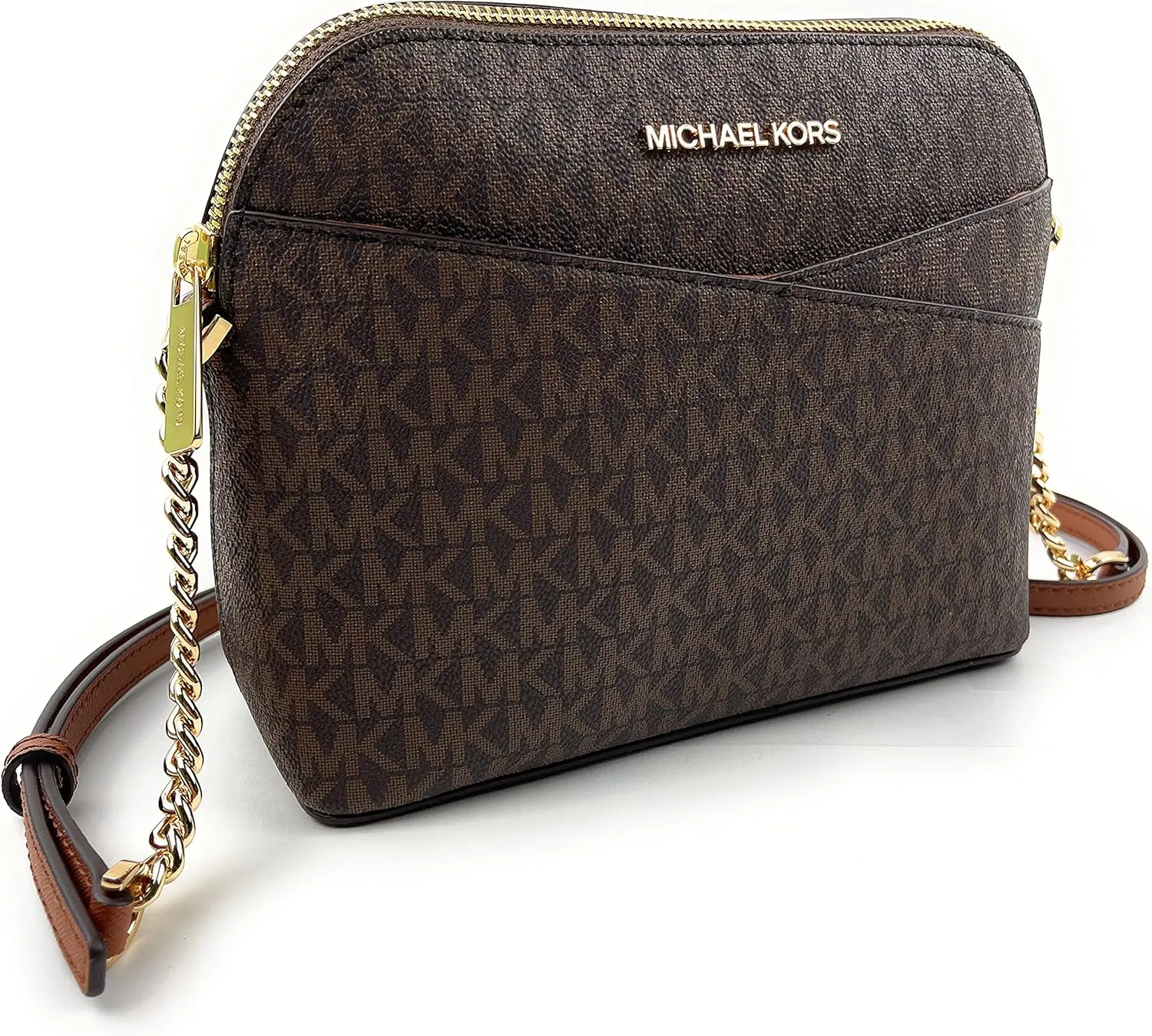 Michael Kors Jet Set Medium Crossbody Leather Handbag