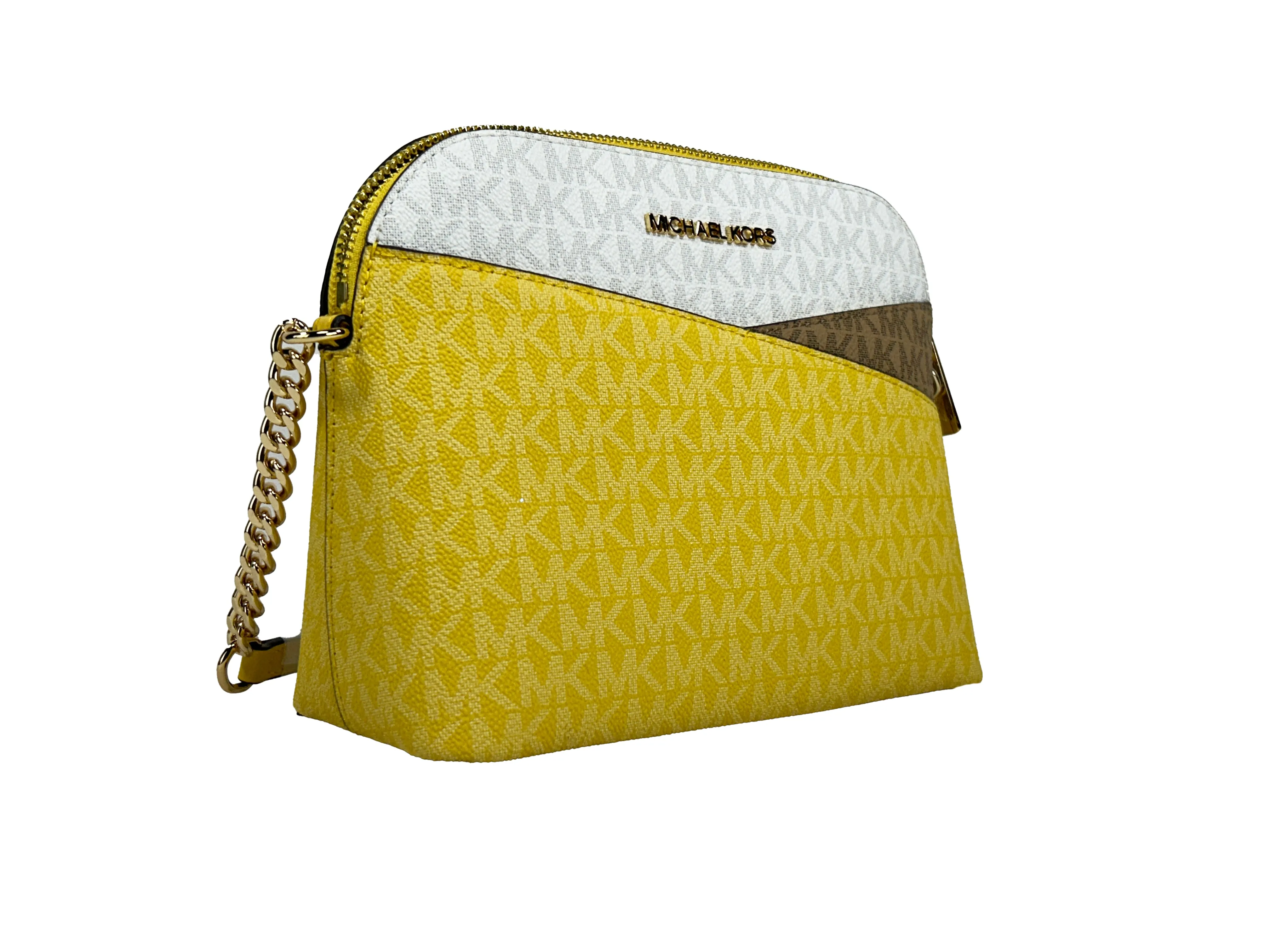 Michael Kors Jet Set Medium X Dome PVC Crossbody Bag