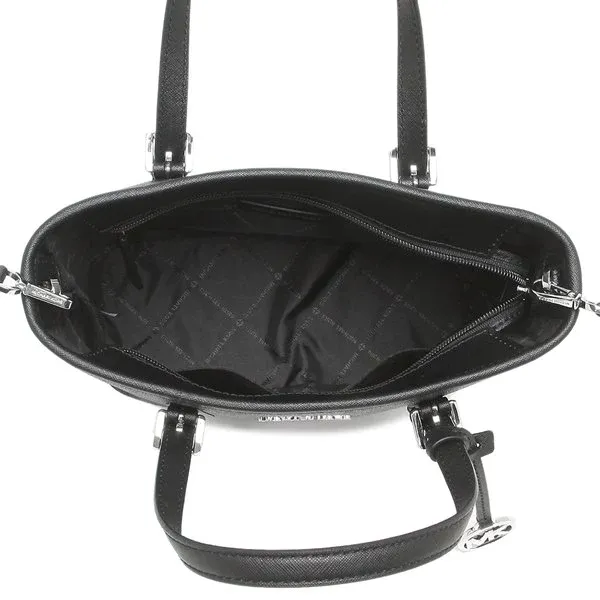 M.I.C.H.A.E.L K.O.R.S Jet Set Travel Extra-Small Logo Top-Zip Tote Bag for Shoulder/Crossbody Wear