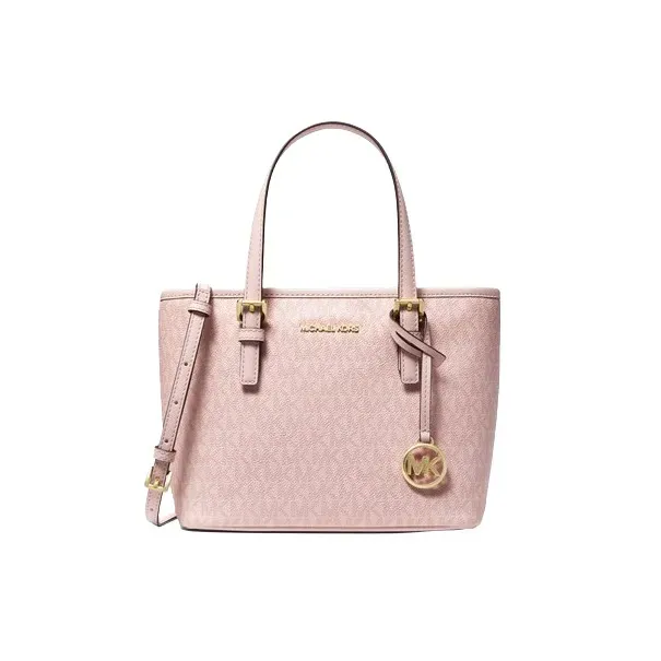 M.I.C.H.A.E.L K.O.R.S Jet Set Travel Extra-Small Logo Top-Zip Tote Bag for Shoulder/Crossbody Wear
