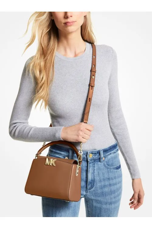 M.I.C.H.A.E.L. K.O.R.S. KARLIE SMALL LEATHER CROSSBODY BAG