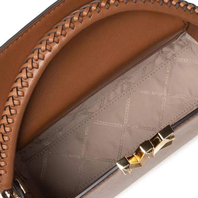 M.I.C.H.A.E.L. K.O.R.S. KARLIE SMALL LEATHER CROSSBODY BAG