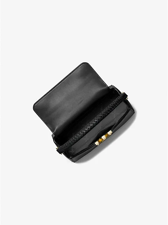 M.I.C.H.A.E.L. K.O.R.S. KARLIE SMALL LEATHER CROSSBODY BAG