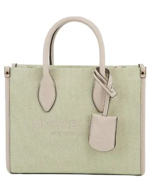 Michael Kors Mirella Small Powder Blush Canvas Shopper