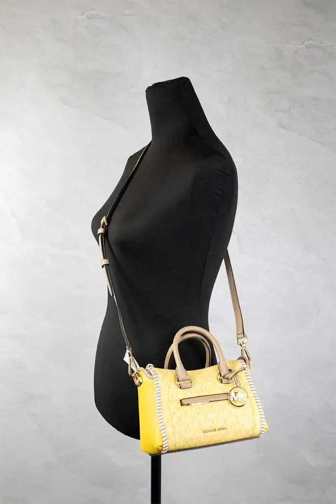 Michael Kors XS Carine Leather Satchel Crossbody