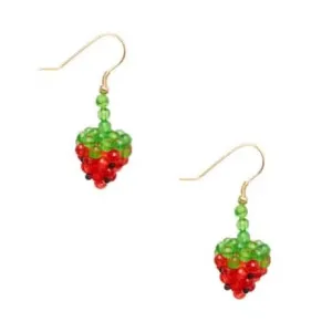 Mini Strawberry Earrings