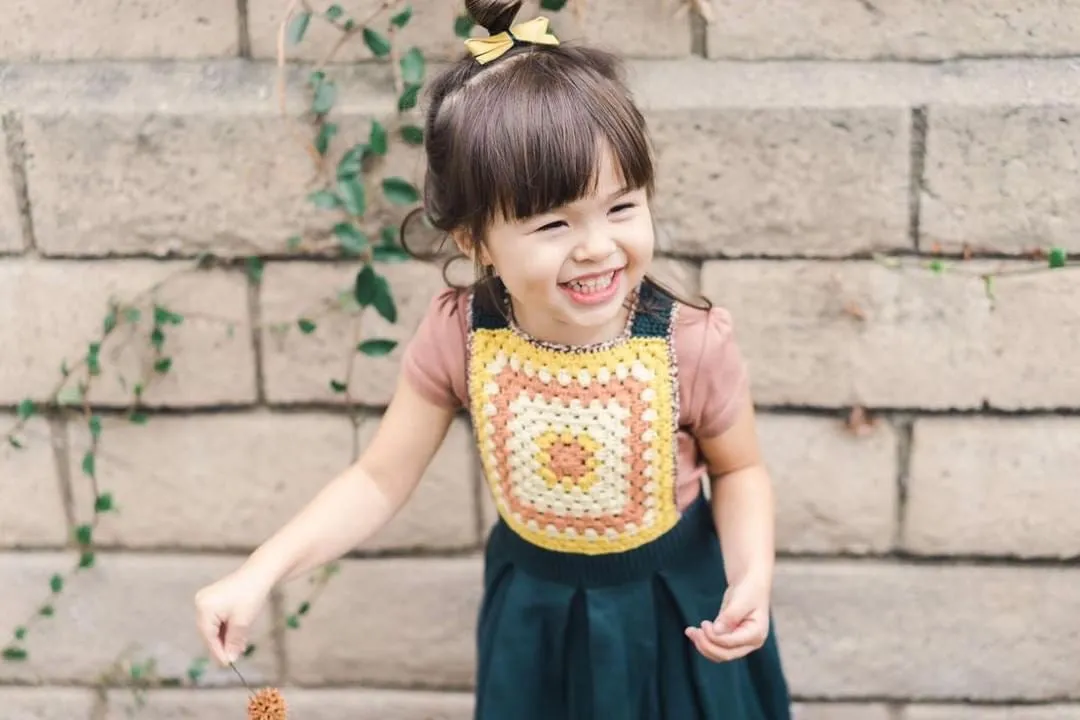 Misha & Puff Eva Apron Dress - Spruce