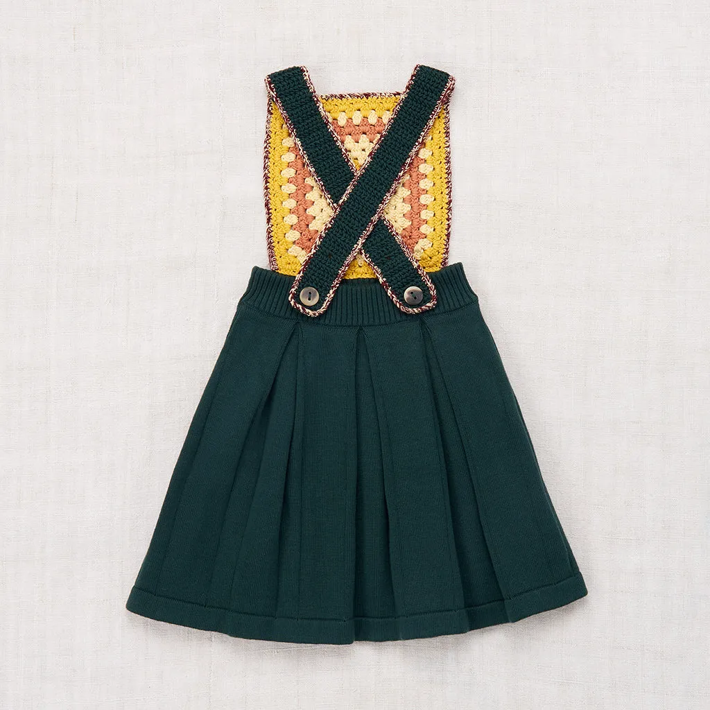 Misha & Puff Eva Apron Dress - Spruce
