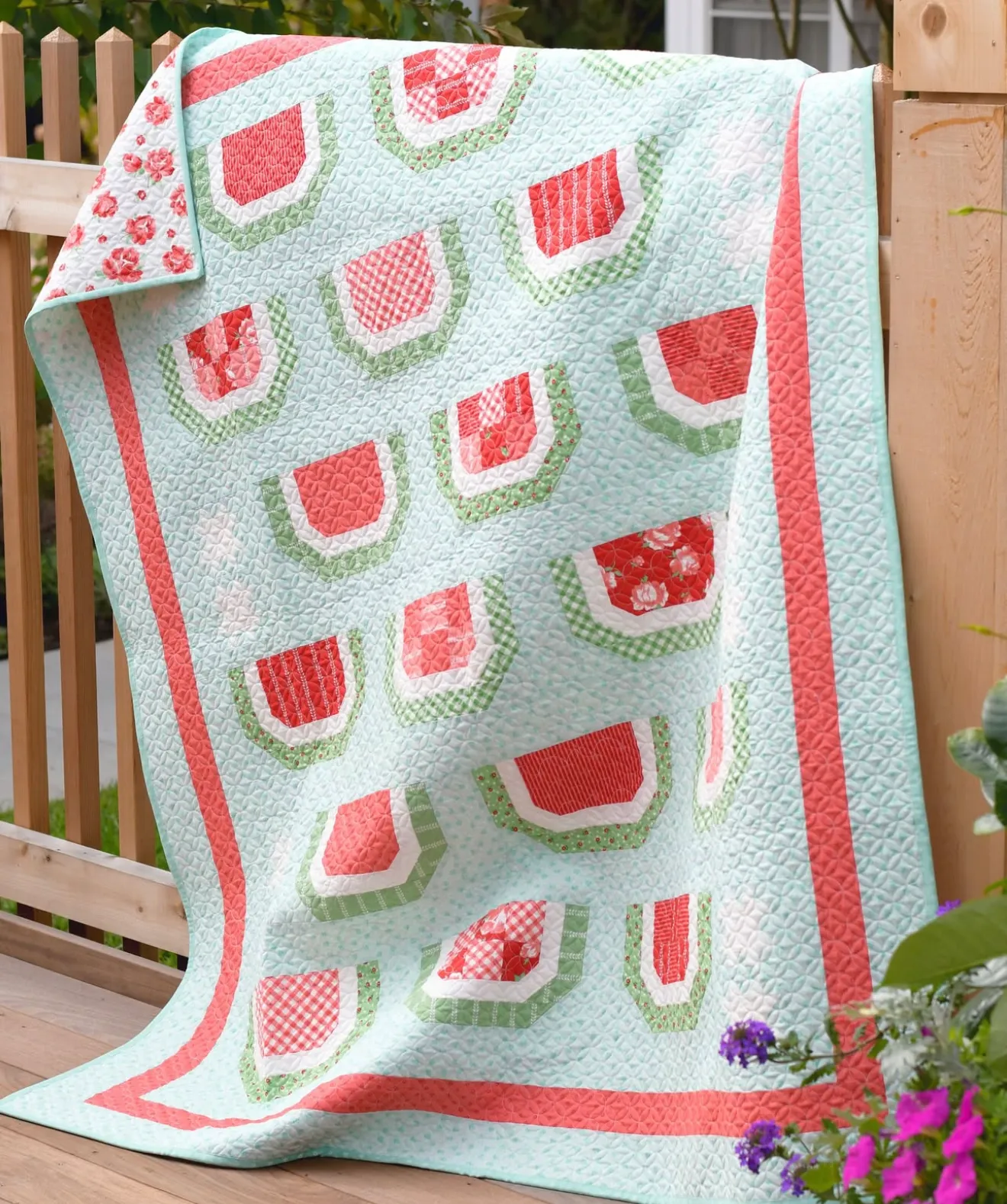 Moda - Summertime Watermelon Patchwork Quilt Kit