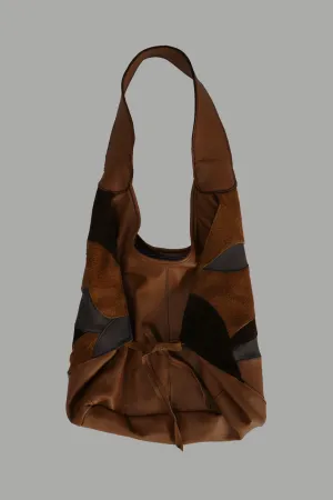 MOEPI SIGNATURE PATCH WORK BAG | BROWN