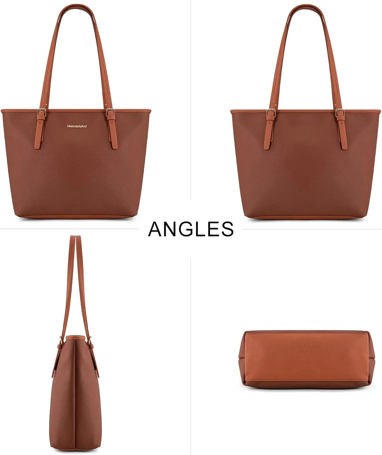 Montana West Tote Bags Vegan Leather Purses and Handbags for Women Top Handle Ladies Shoulder Bags