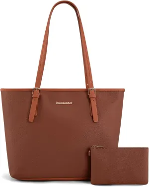 Montana West Tote Bags Vegan Leather Purses and Handbags for Women Top Handle Ladies Shoulder Bags