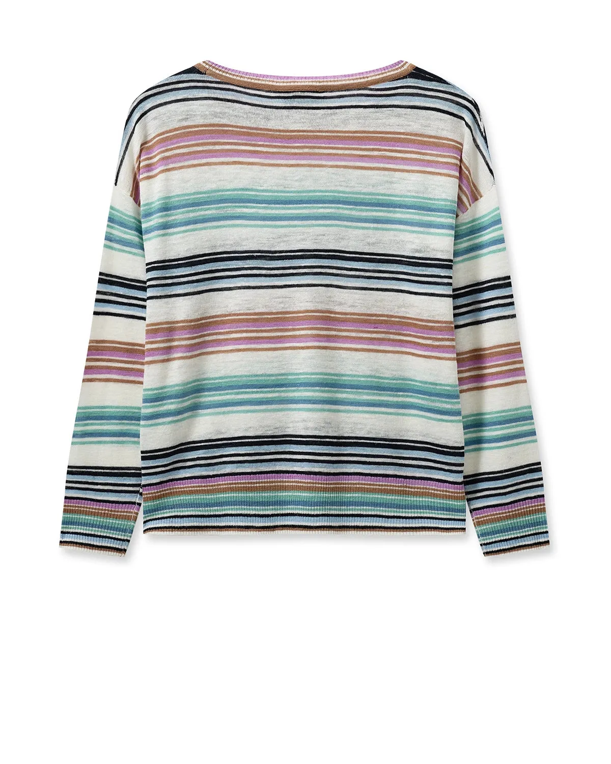 Mos Mosh Pitch Ls Linen Knit 158940