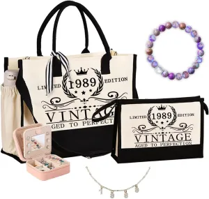 Mothers Day Gifts Retirement Gift for Woman Birthday bags for women Vintage Tote Bag set