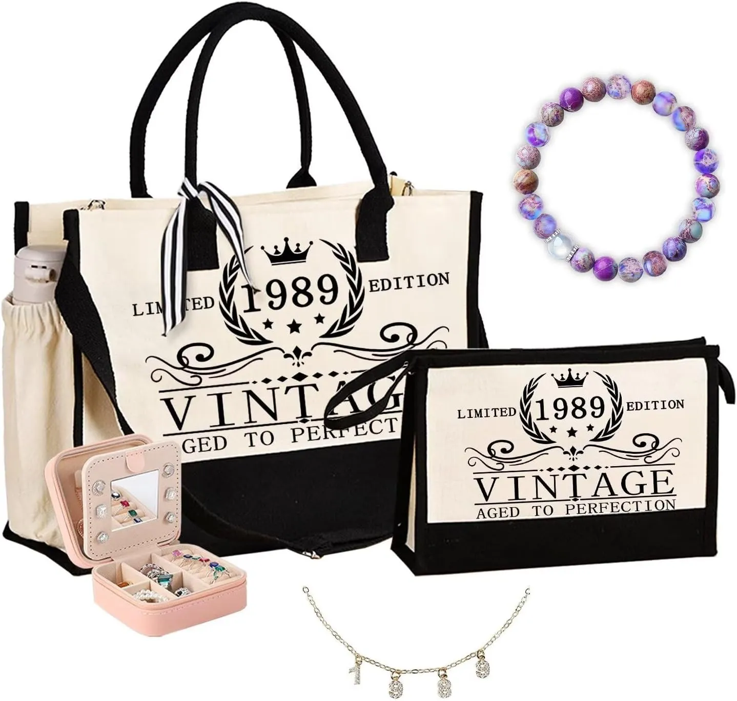 Mothers Day Gifts Retirement Gift for Woman Birthday bags for women Vintage Tote Bag set
