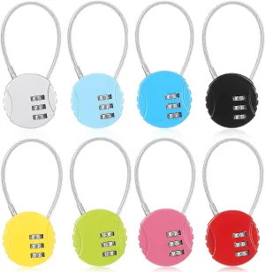 Moxweyeni Combination Lock 3 Digit Gym Padlock Waterproof Resettable Bag Luggage Gate Padlock Outdoor for School Locker Travel Toolbox Storage