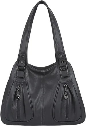 MSBEAN Shoulder bag Handbags Women Bags， Handbags Ladies Shoulder Bags， High Capacity Soft PU Leather Bags for Women