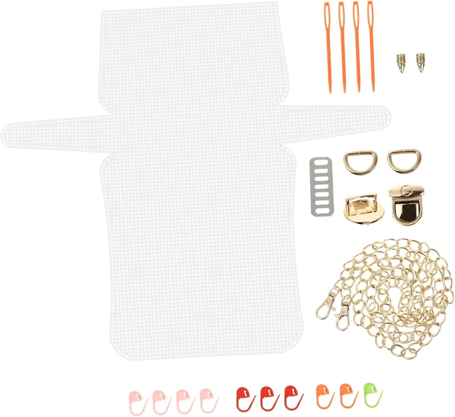 MUELODSIC 1 Set Bag Making Plates Durable Weaving DIY Sheets for Crochet Projects for Crafting Handbags and Accessories Material Versatile Grid Design