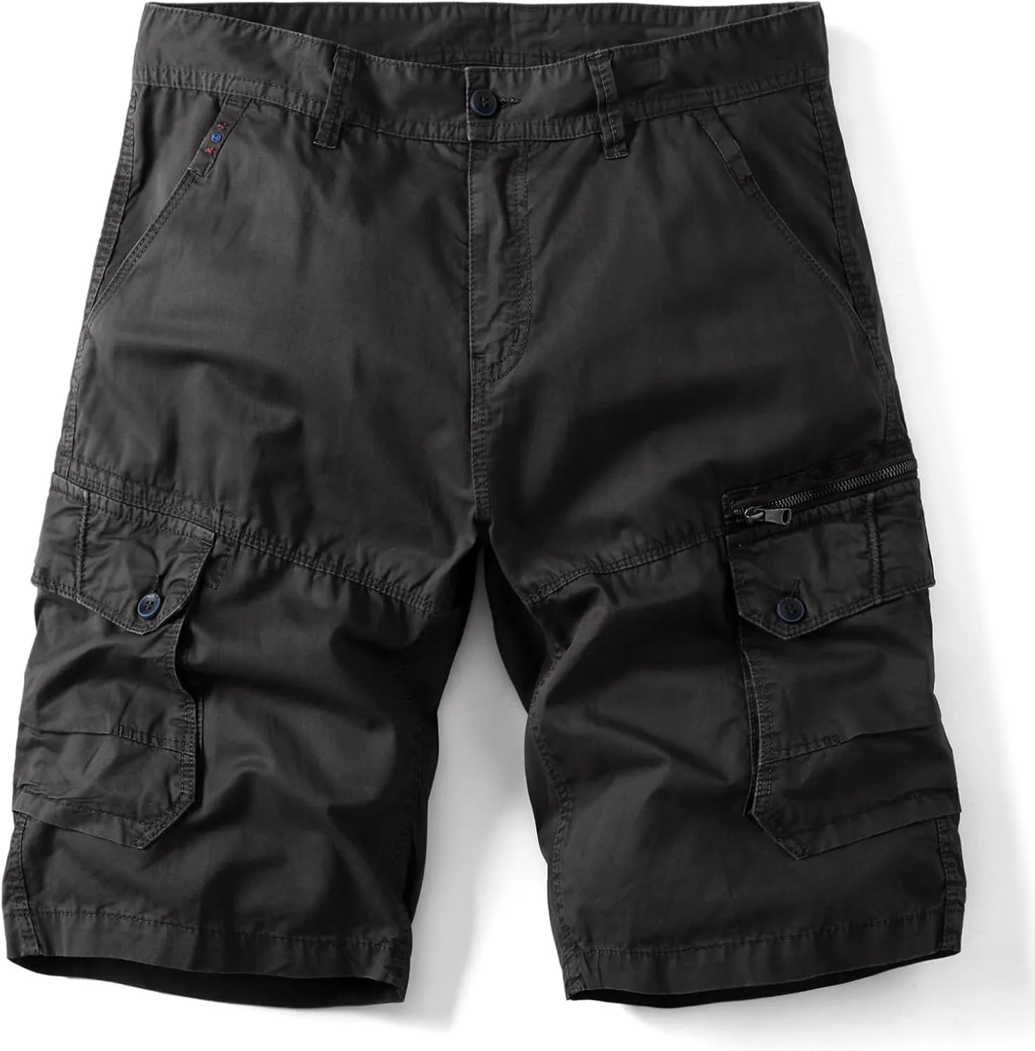 Muscularfit Big and Tall Cargo Shorts for Men 2024 Fashion Multi Pocket Summer Beach Shorts Casual Tooling Shorts Outdoor