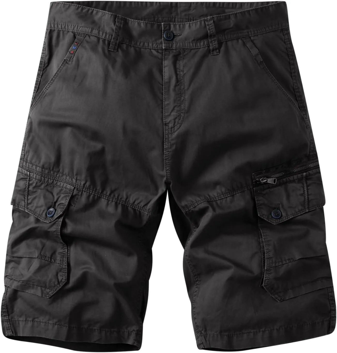 Muscularfit Big and Tall Cargo Shorts for Men 2024 Fashion Multi Pocket Summer Beach Shorts Casual Tooling Shorts Outdoor