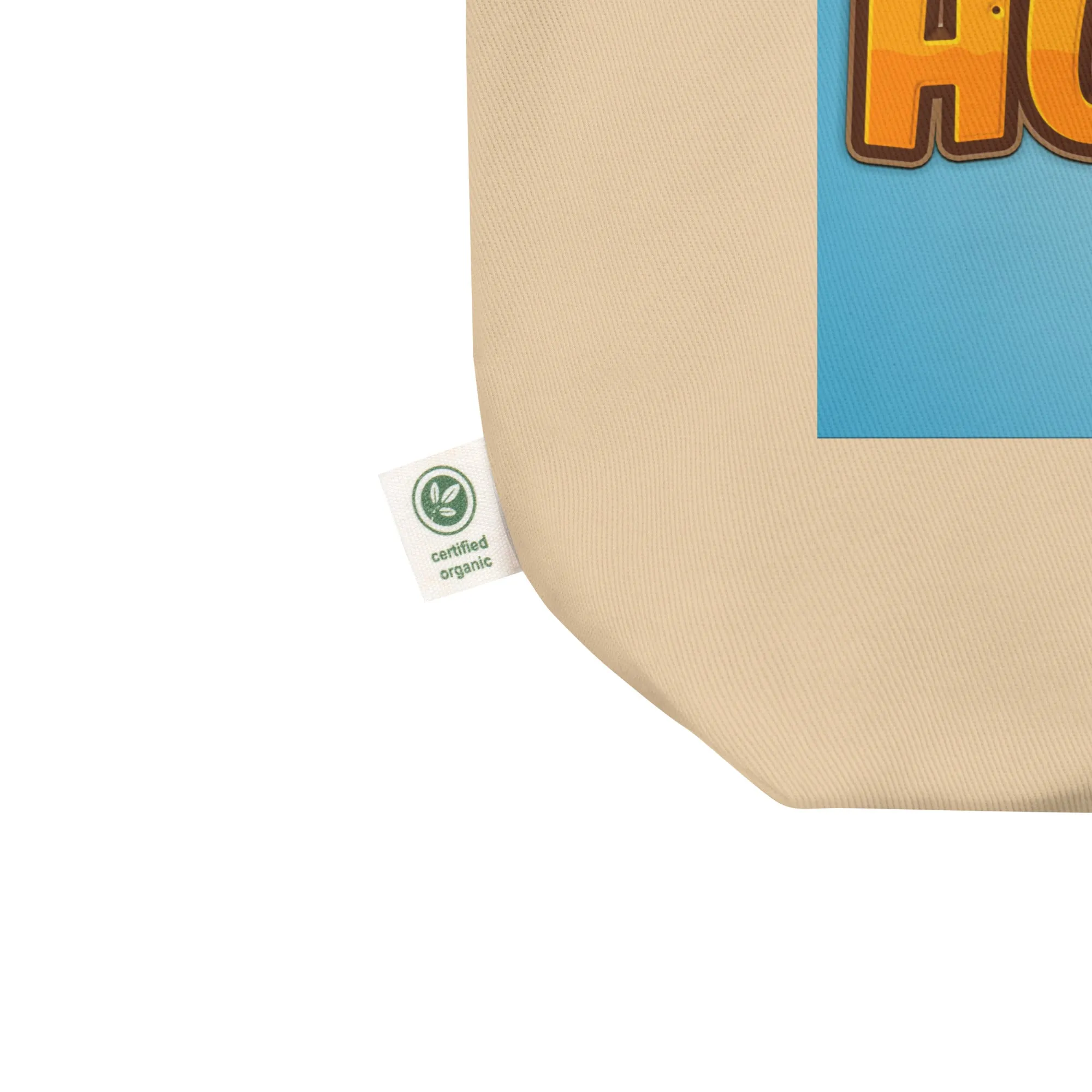 Natural Fiber Tote Bag Tree Hugger