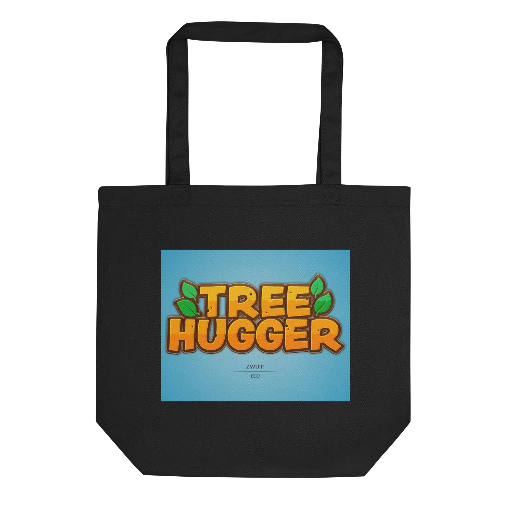 Natural Fiber Tote Bag Tree Hugger