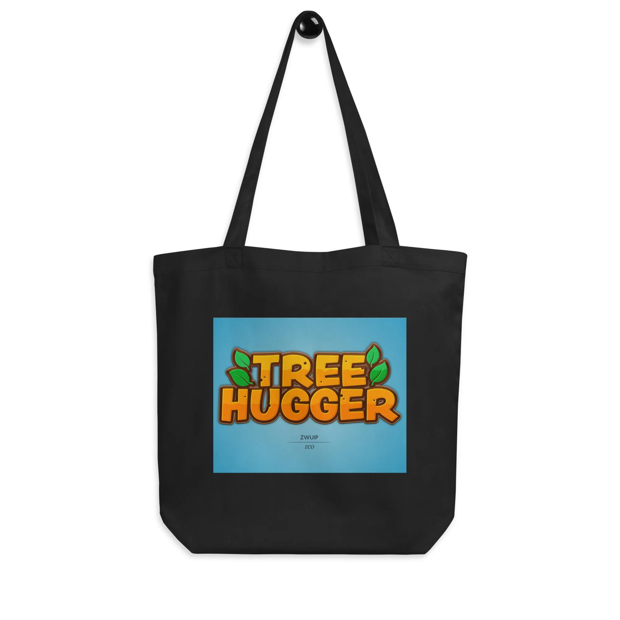 Natural Fiber Tote Bag Tree Hugger
