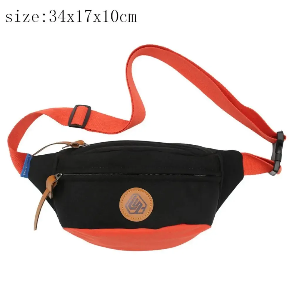 New Chest Bag Fashion Casual Versatile Crossbody Bag Multi functional Large Capacity Trendy Sports Waistpack