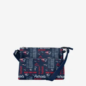 New England Patriots Spirited Style Printed Collection Foldover Tote Bag