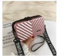 New Suitcase Shape Totes Fashion Mini Luggage Bag Women