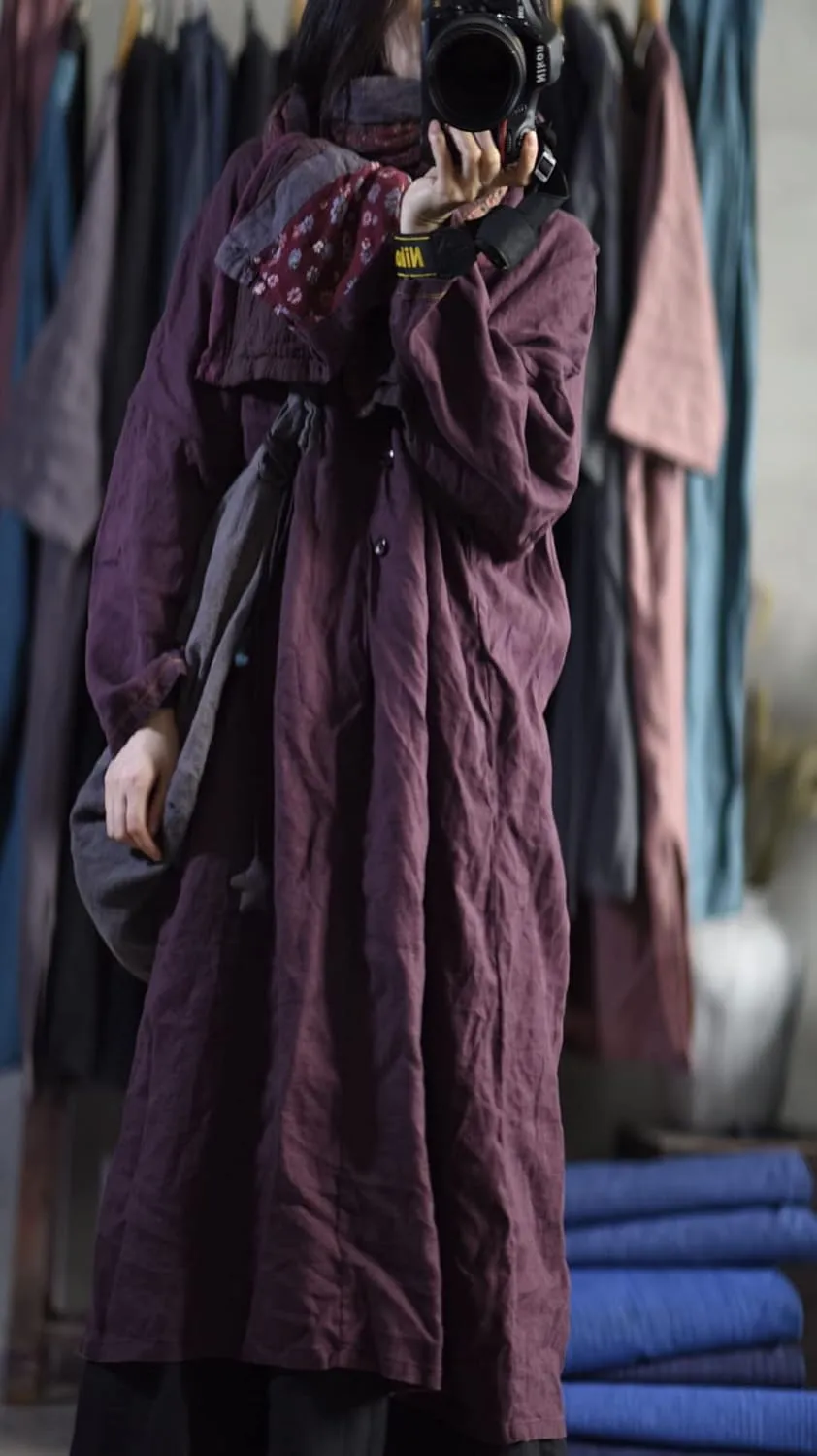 NFYM Women Autumn Winter Warm Long Scarf Comfortable Cotton Linen Retro Patchwork Scarfs Each Piece Unique