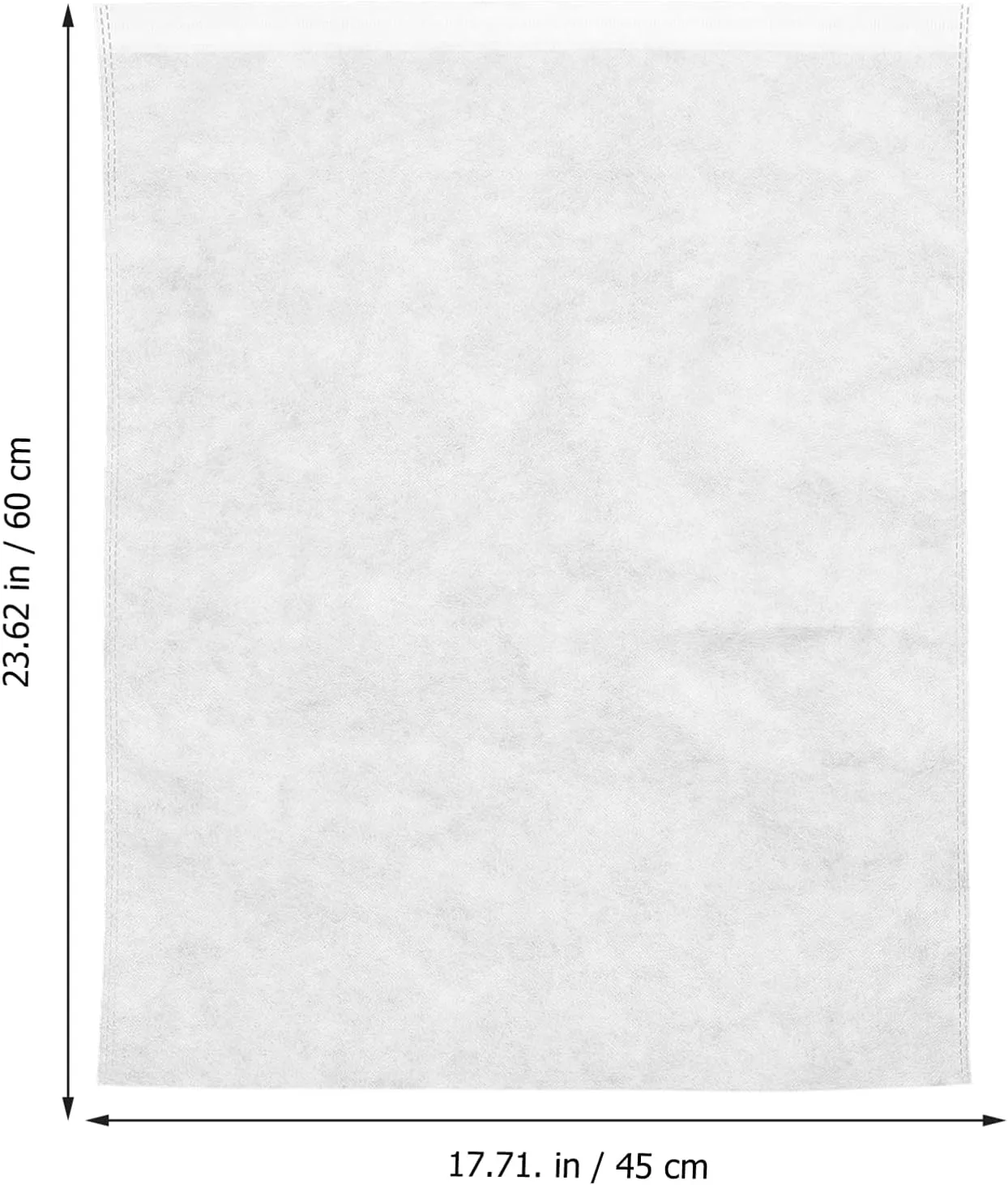 Nonwoven Storage Bags 50 Pack 60x45cm White Dust Isolation Bag for Shoes Clothes Purse