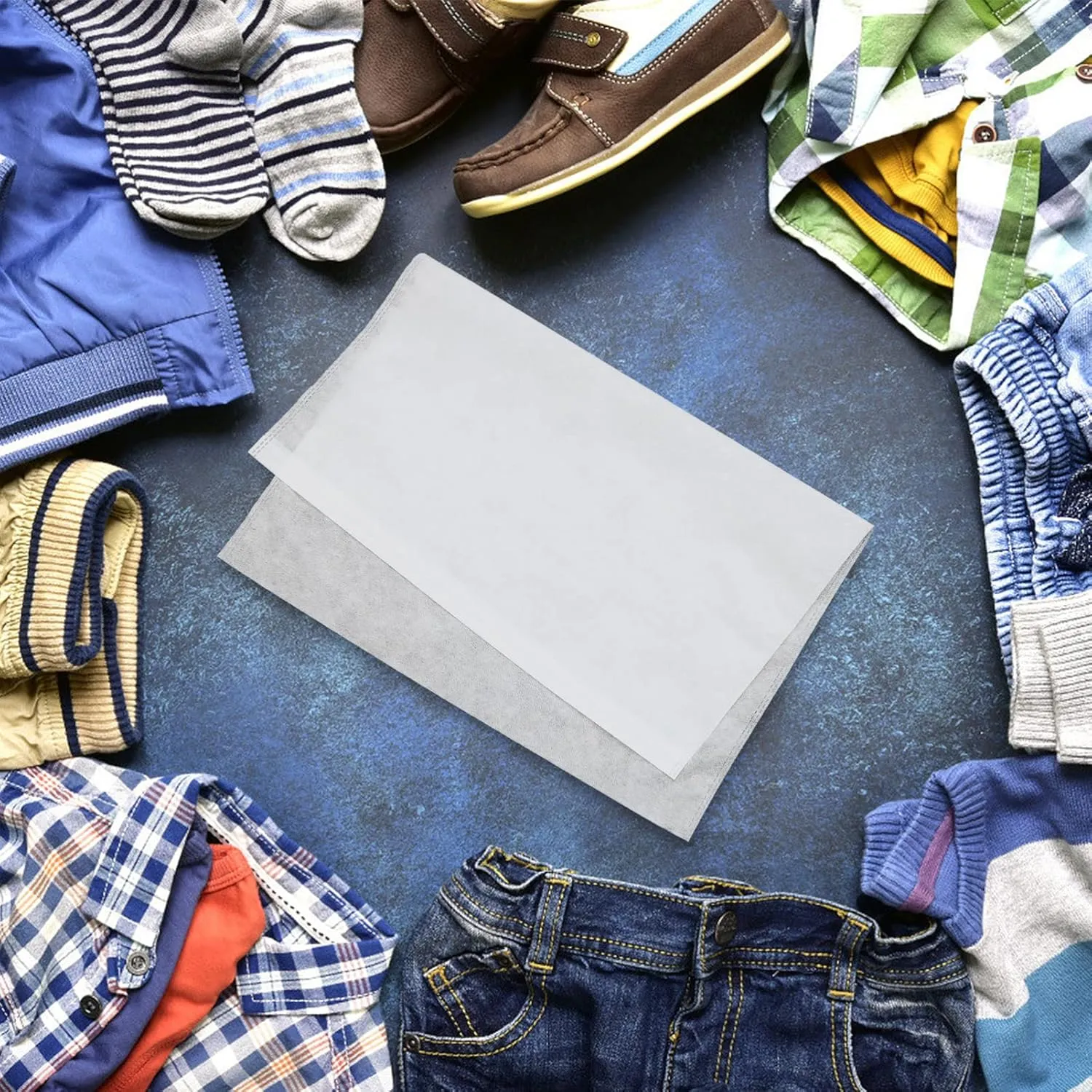 Nonwoven Storage Bags 50 Pack 60x45cm White Dust Isolation Bag for Shoes Clothes Purse