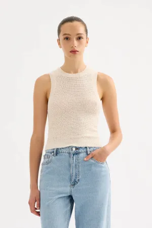 Nude Lucy - Ember Knit Tank (Cream)