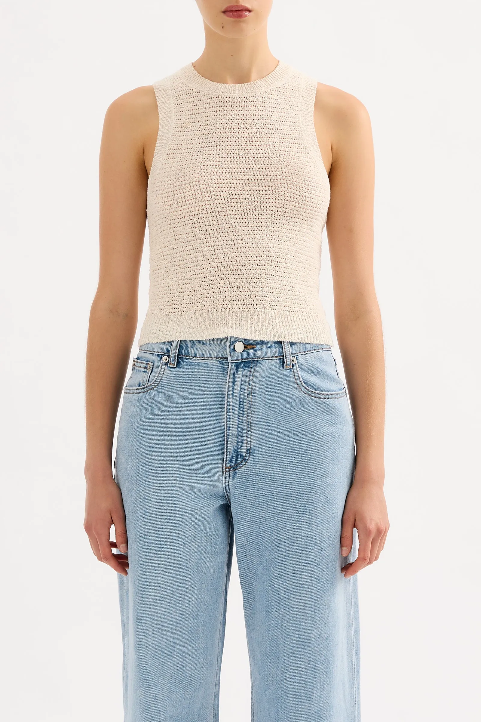 Nude Lucy - Ember Knit Tank (Cream)