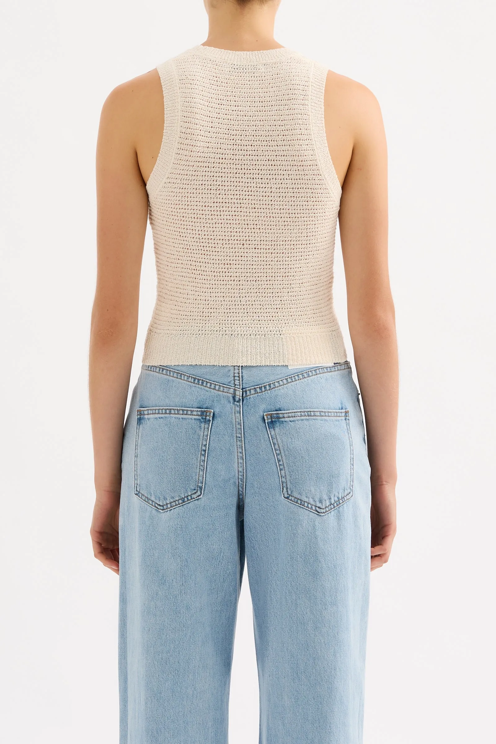 Nude Lucy - Ember Knit Tank (Cream)
