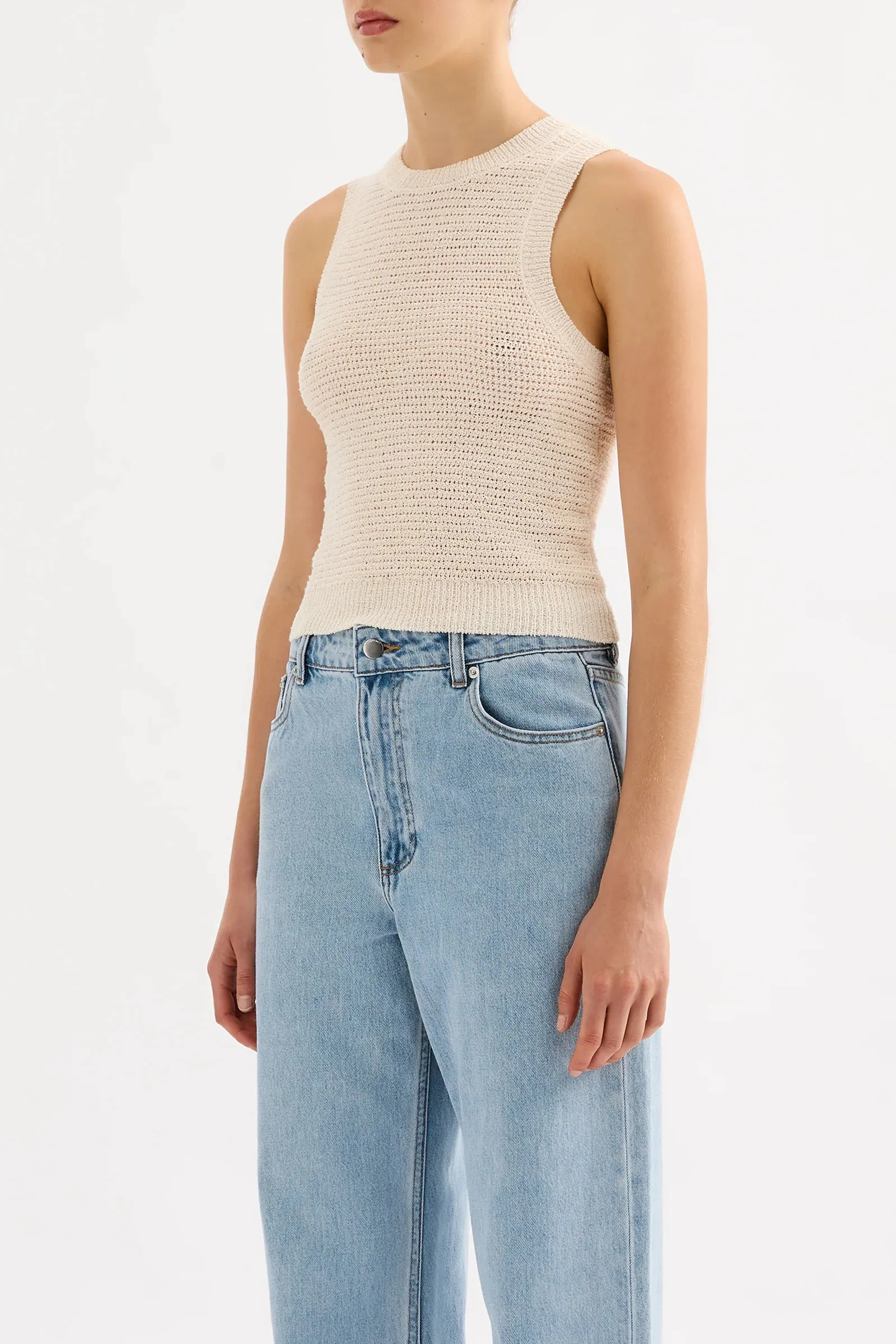 Nude Lucy - Ember Knit Tank (Cream)