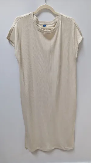 Old Navy Light Beige Ribbed Knit Sleeveless Maxi Dress