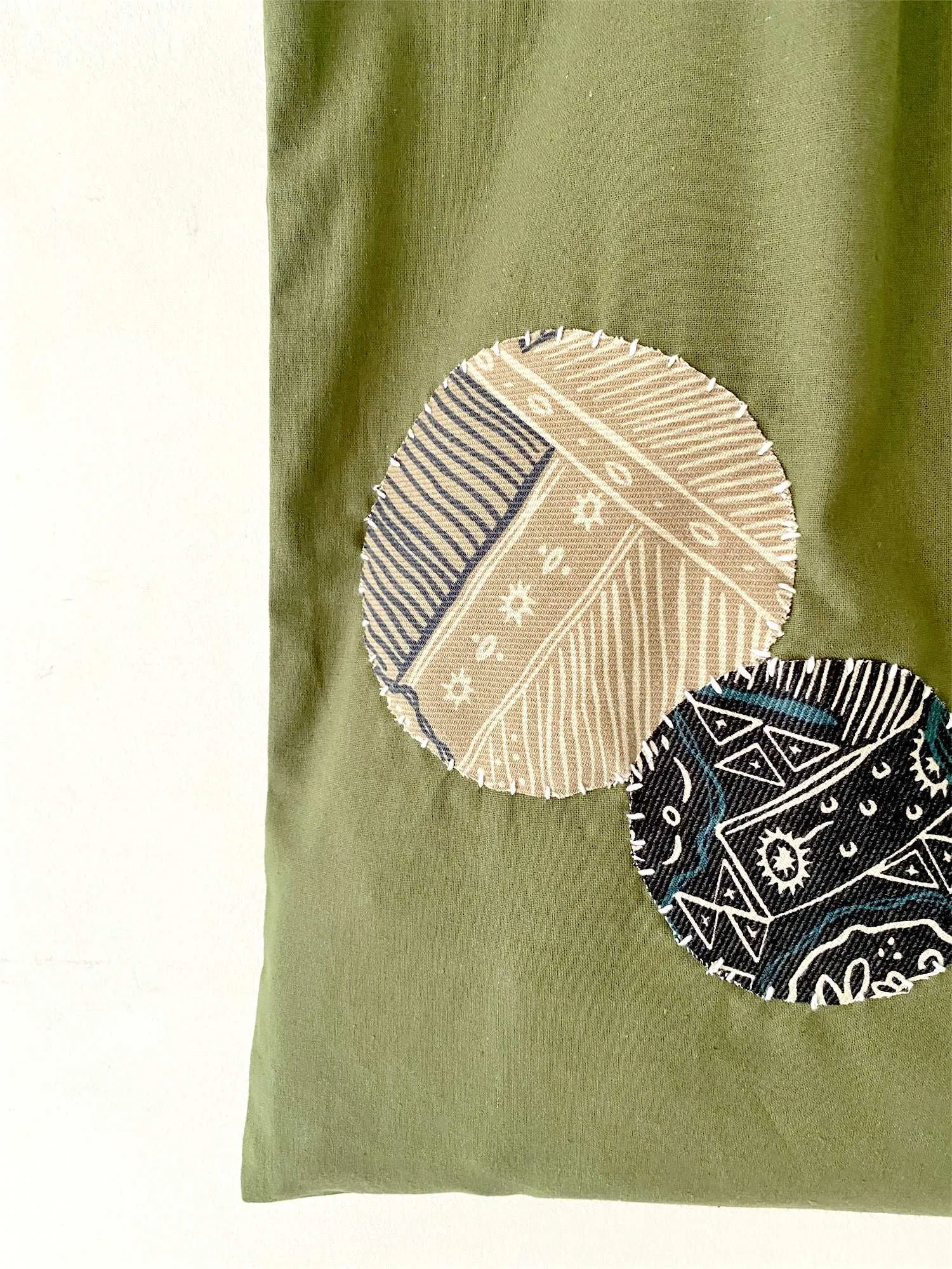 Olive Everyday Patchwork Bag