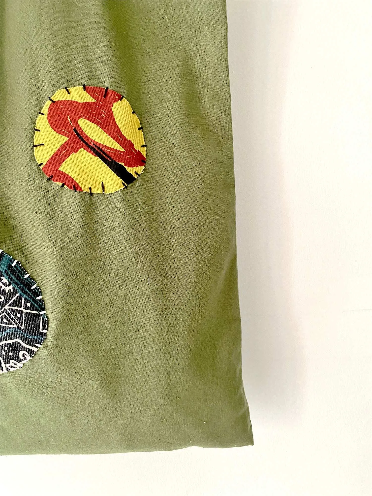 Olive Everyday Patchwork Bag