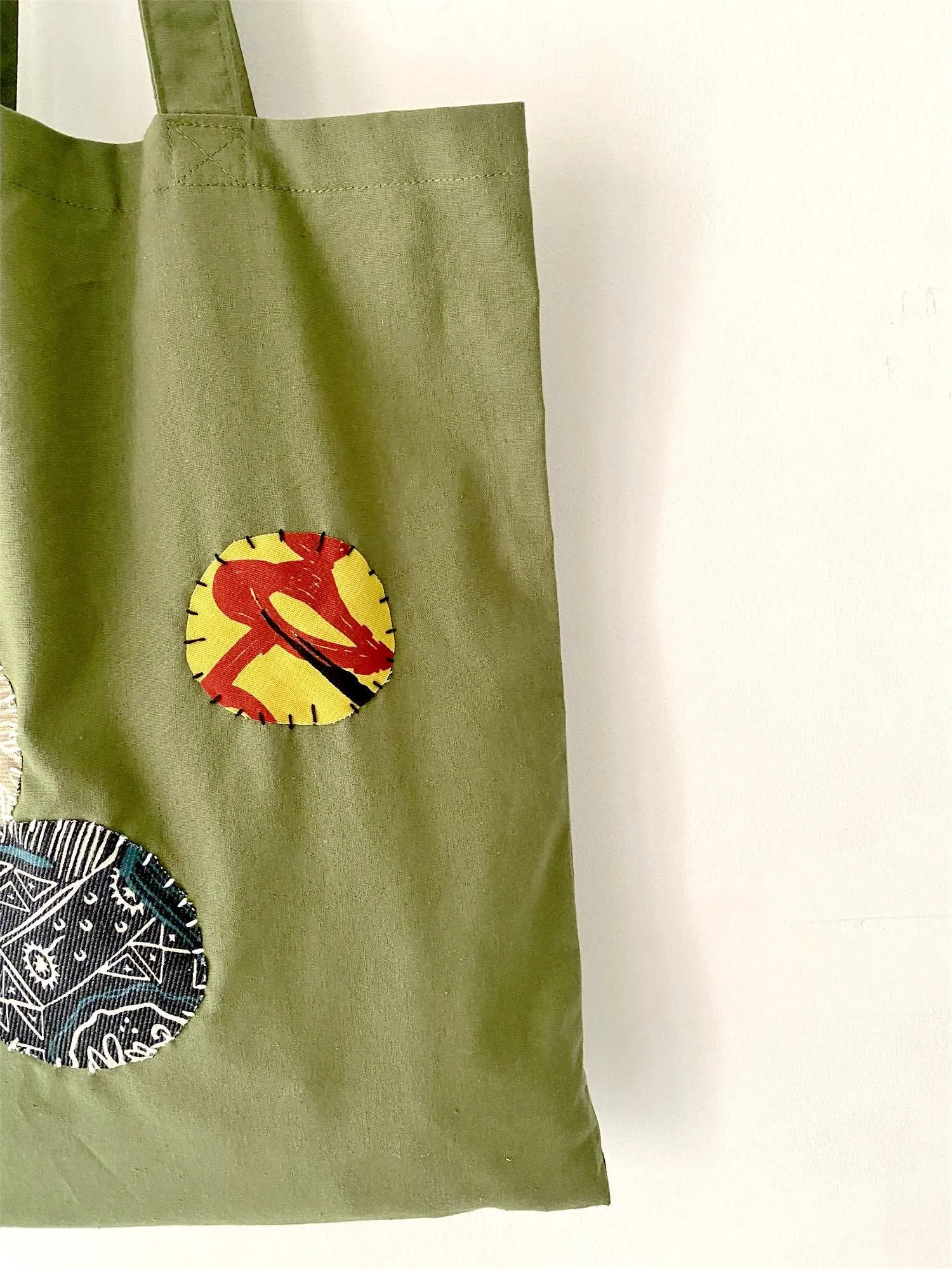 Olive Everyday Patchwork Bag