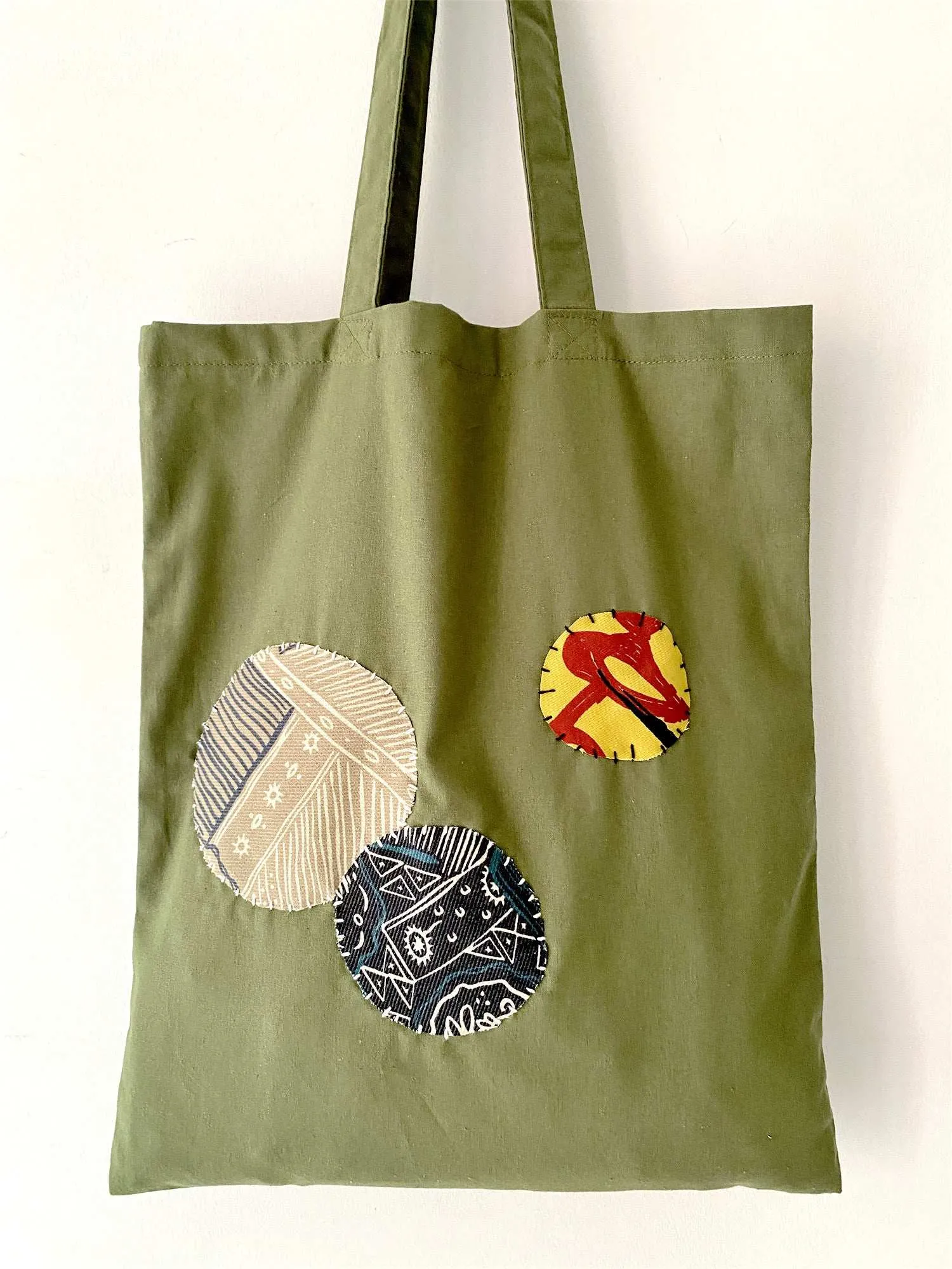 Olive Everyday Patchwork Bag