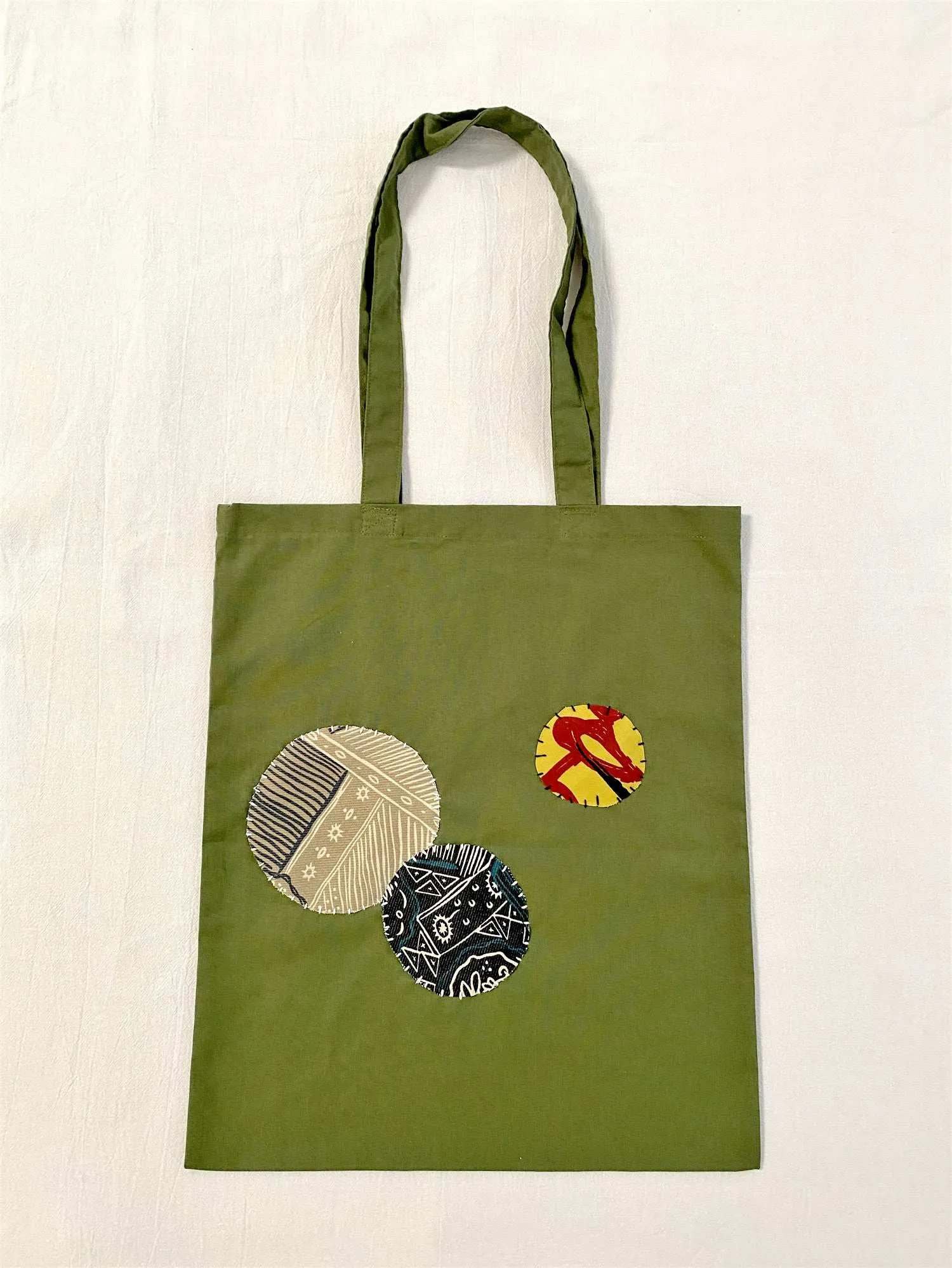 Olive Everyday Patchwork Bag