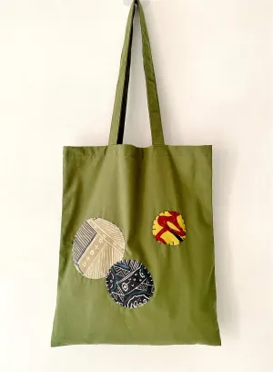 Olive Everyday Patchwork Bag
